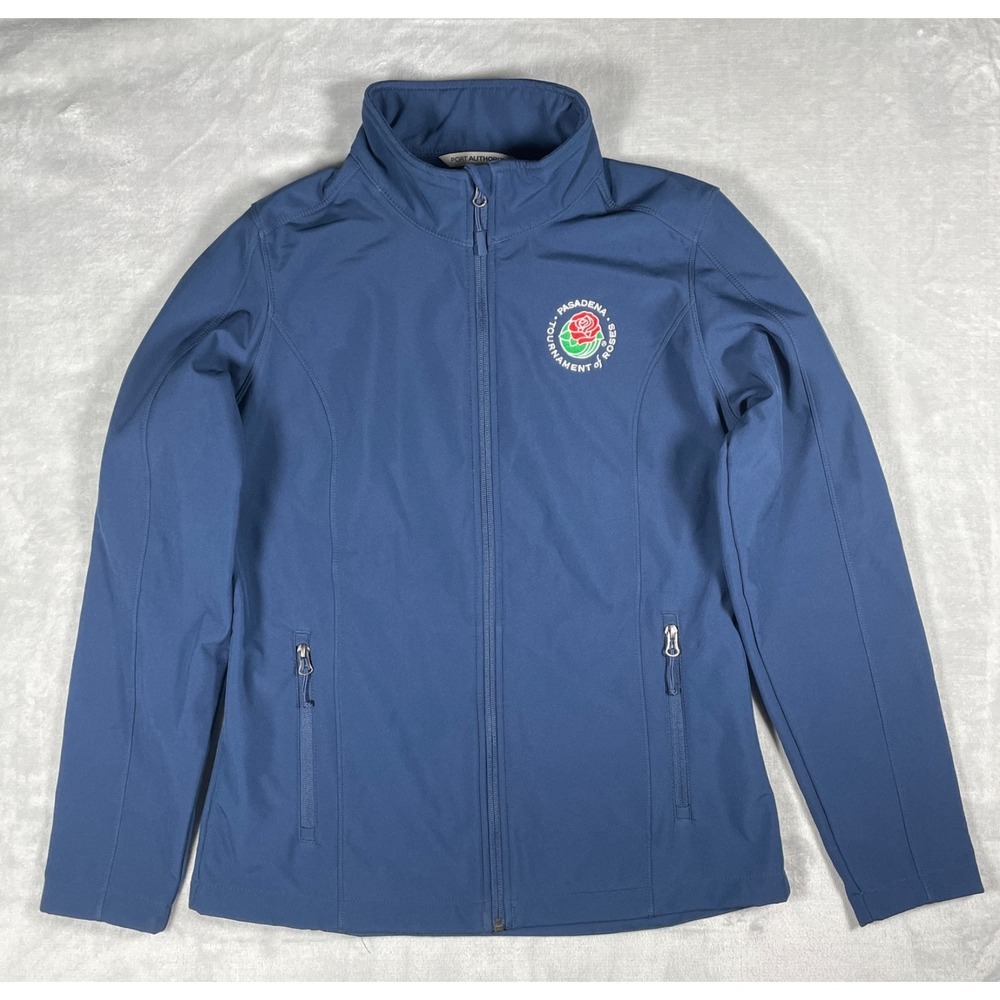 Tournament of Roses Jacket Women Medium Blue Port Authority Pasadena Rose Parade